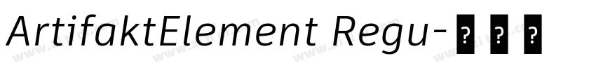 ArtifaktElement Regu字体转换 ArtifaktElement Regu字体转换